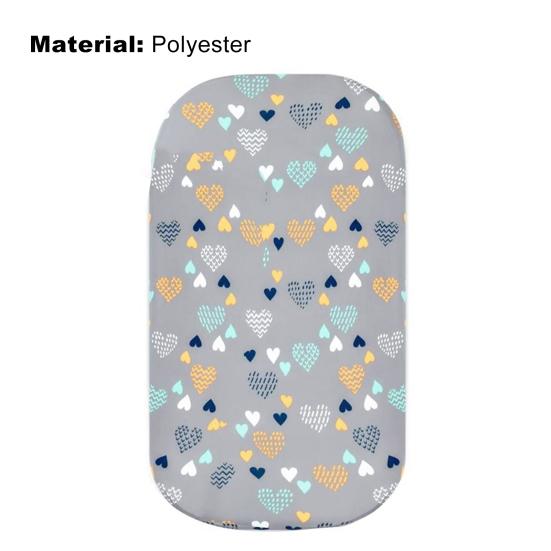 Чехол для люльки с милым принтом, съемные полиэстеровые детские чехлы для матраса для люльки