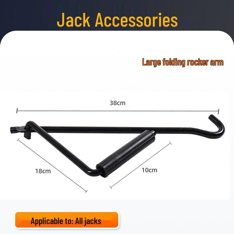 2-тонный ручной ножничный домкрат с ключом для колес - Экономящий силы горизонтальный автомобильный домкрат
