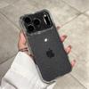 Роскошный Прозрачный Силиконовый Чехол С Блестками и Стразами Для iPhone 17 Air 16 15 14 Plus 13 11 12 11 Pro Max Ударопрочный Прозрачный Мягкий Чехол