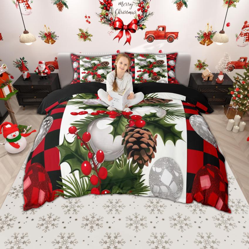 Homewish Мультяшный Снеговик Комплект Пододеяльника Для Детей Рождество Xmas Комплект Постельного Белья Пряничный Человек Щелкунчик Пододеяльник