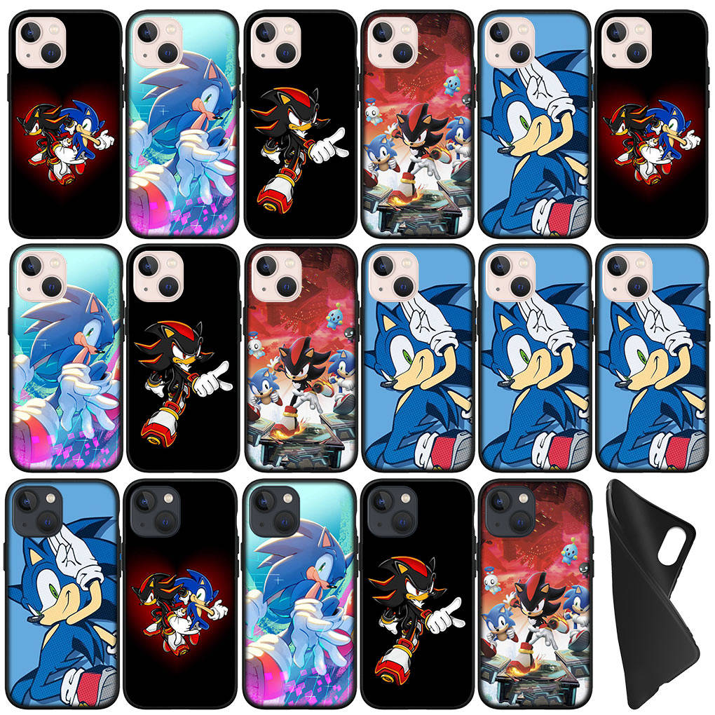 Для Samsung Galaxy S24 S23 iPhone 16 15 14 Plus X Xiaomi Redmi Note 13 12 11 Pro Max 8 XR Huawei OPPO чехол для телефона Lovely S-Shadows Game S-Sonics Cover
