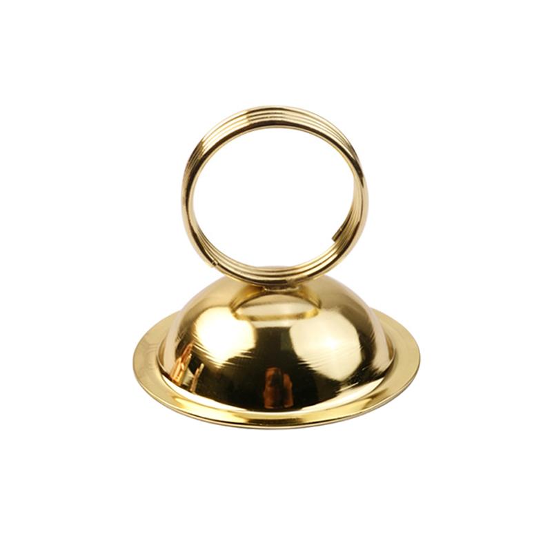 1Pcs Table Number Holders 5.5*5cm Hemispherical Tower Shaped Card Clips for Christmas Thanksgiving Dinner Decor