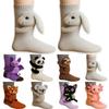 Hand Crocheted Novelty Floor Socks 3D Knit Winter Socks Creativity Animal Socks  for Men & Women