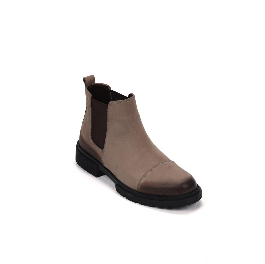 Men's Genuine Leather Rubber Sole Casual Boots Chelsea