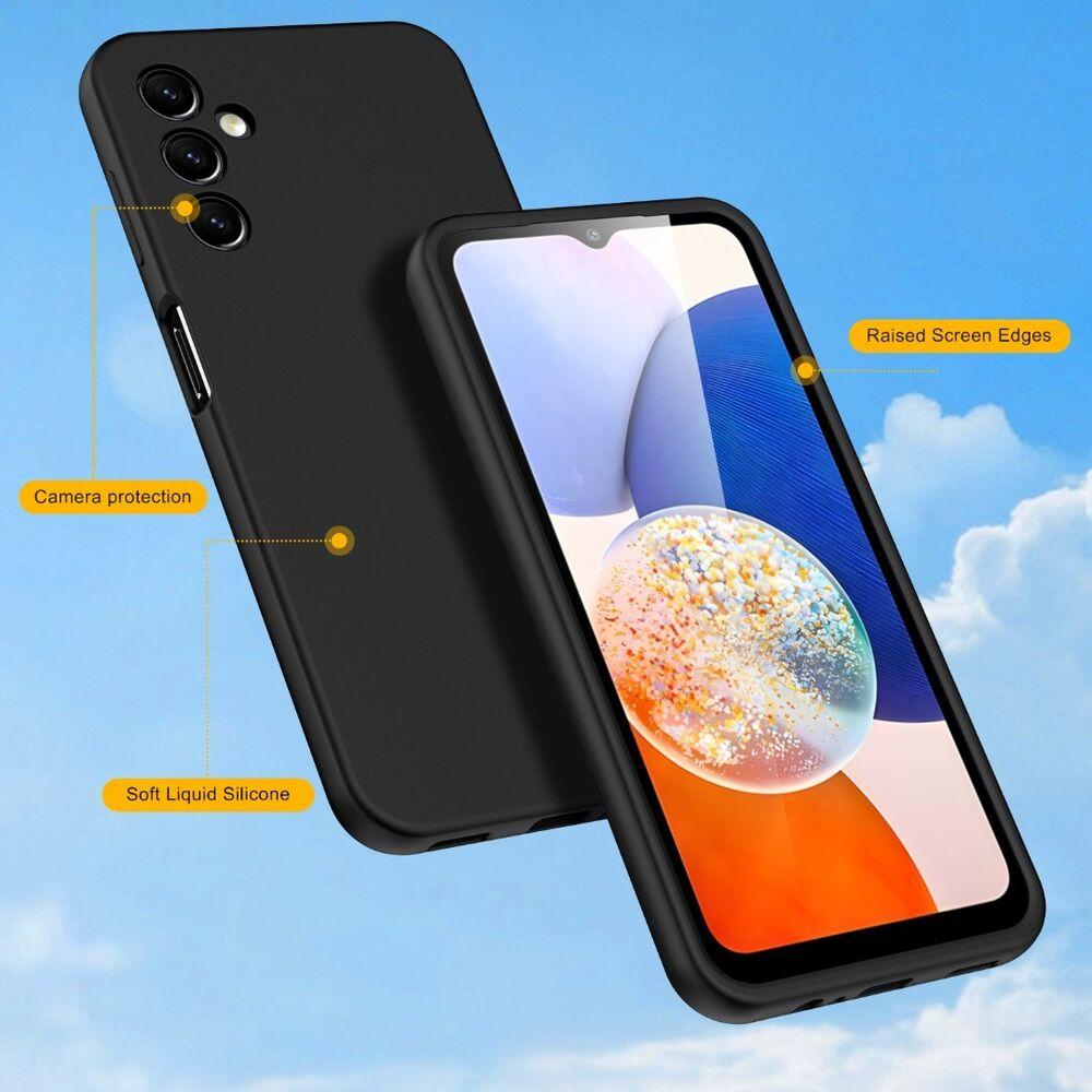 Гибкий жидкий силиконовый чехол для Samsung Galaxy S24 Ultra S23 FE S22 Plus 5G 4G защитный чехол бампер Fundas Coque Shell Capa