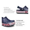 Crocs Bayaband Clog Повседневные Универсальные Нескользящие Амортизирующие Прочные Сандалии Детские клоги Черный Красный Белый 207019-410