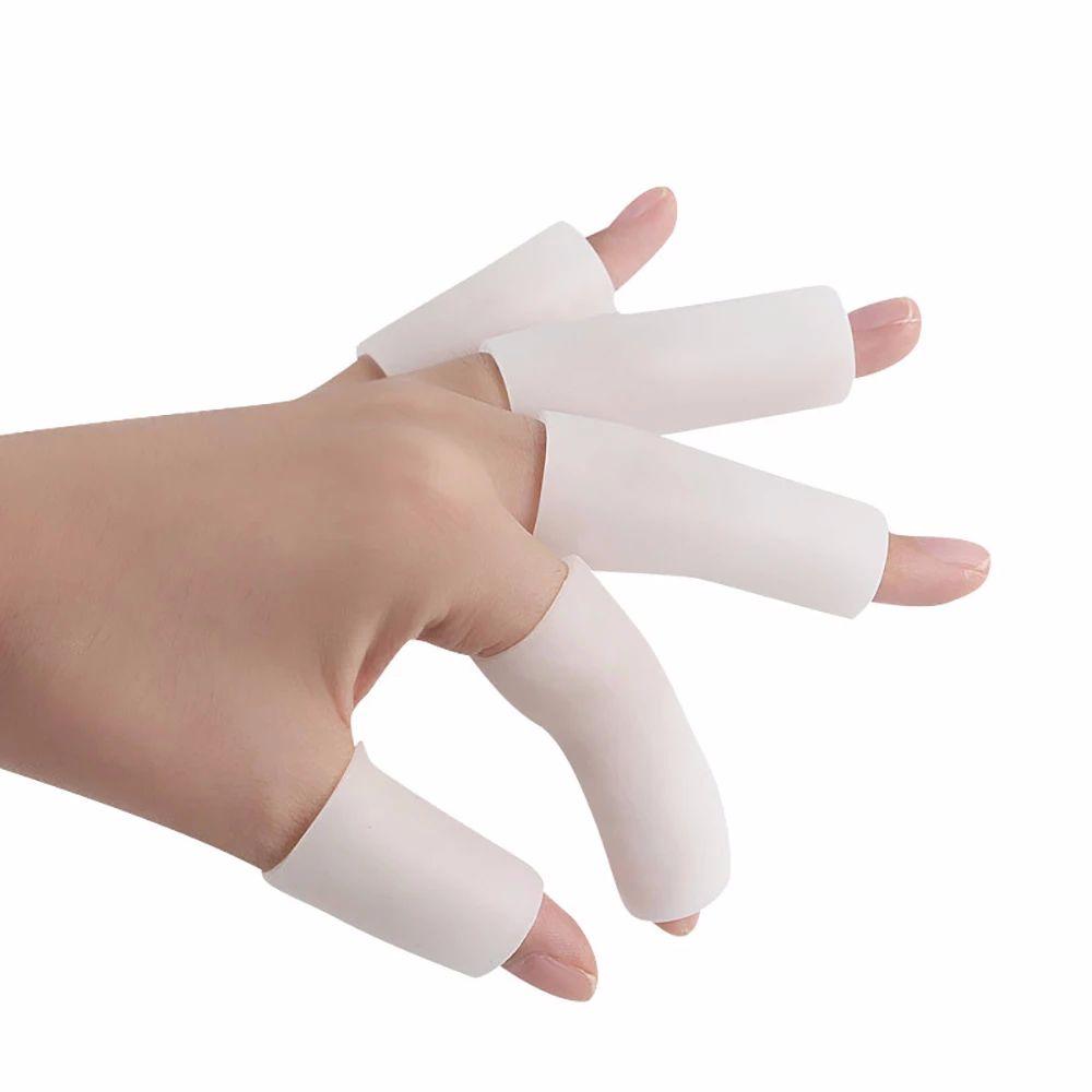 For Protect Cracked Skin Finger Separator Bunion Corrector Silicone Toe Separator Finger Protector