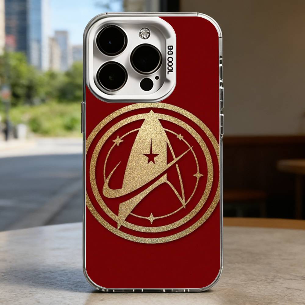 S-Star T-Trek Ships White Shockproof Phone Case For iPhone 16,15,14,13,12,11,Pro,XS,Max,Plus,Mini,SE