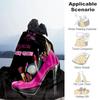 1PC Custom Name Glamorous Makeup Shoes outdooor Flannel blankets Throw Blanket All-Season Throw Gift Bedspread for Couch, Bed, Camping Holiday Birthda