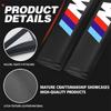 For BMW M X1 X3 Car Seat Belt Shoulder Pad Leather Shoulder Pad Accessories For BMW X1 X2 X3 X4 X5 X6 X7 G20 G30 6GT E46 E90 E60 F10 E39
