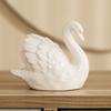 Elegant White Swan Statue Unique Swan Couple Figurine Nordic Black Swan Ornaments  Wedding Gift