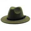 Men'S And Women'S Top Hats British Classic Jazz Hats Woolen Hats Big Eaves Hat Fashion Flat Hat Jz-012