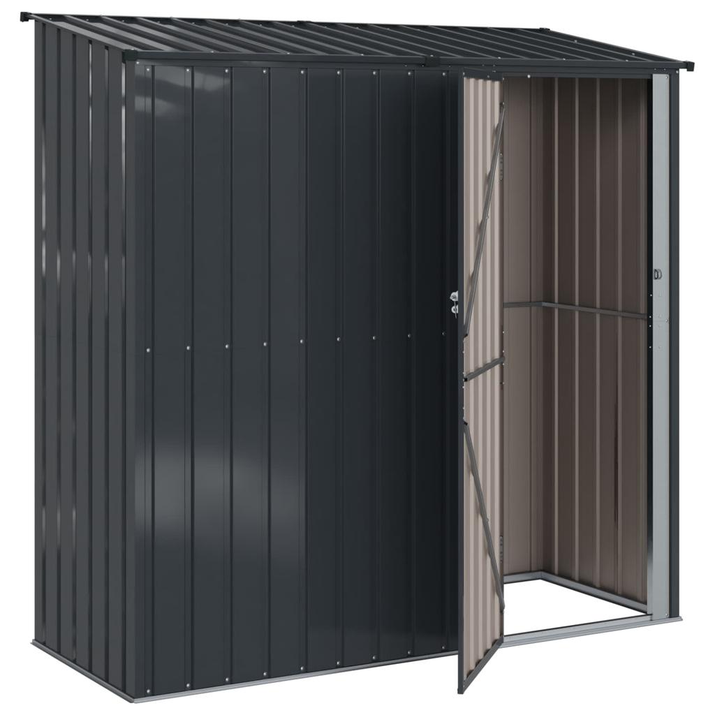 Garden Shed Anthracite 203 x 85.5 x 200 cm Metal