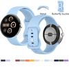 Silicone Strap for Google Pixel Watch 3 41mm 45mm Strap WaterProof Men Women  Wristband for Pixel Watch 2 Pixel Watch 1 Strap