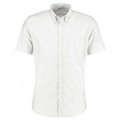 Мужская оксфордская рубашка с коротким рукавом Slim Fit