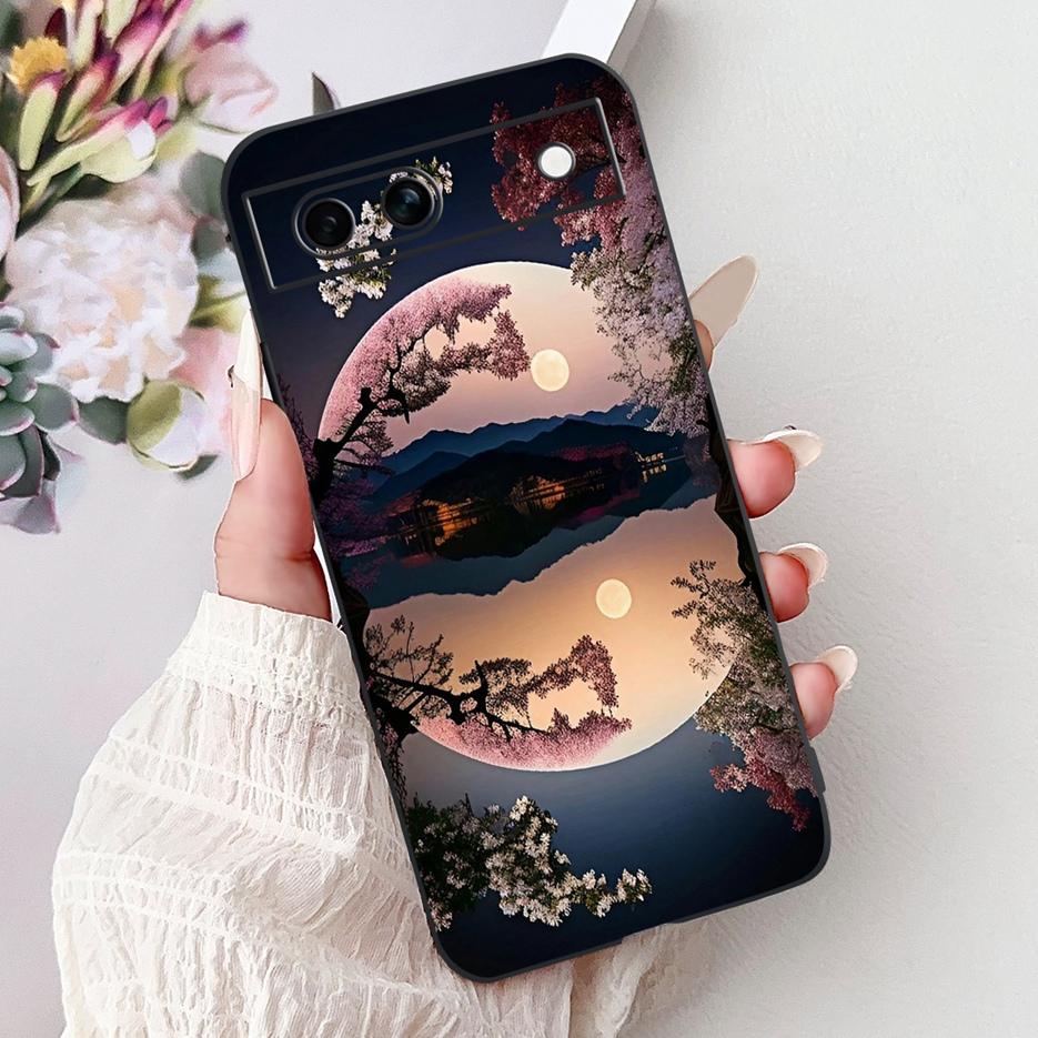 For Google Pixel 8A Case Pixel8 Pro Cute Cat Lion Painted Cover Soft TPU Phone Case For Google Pixel 8 Pro Pixel8A Fundas Bumper