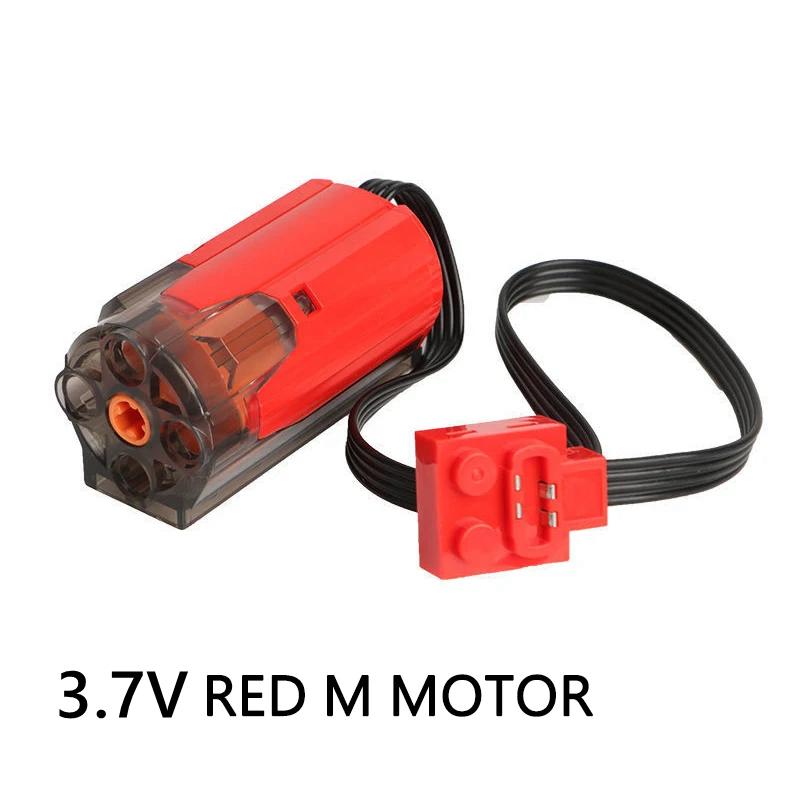 Технический Набор Моторов Детали Power Functions ИК Скорость Управление через Приложение Пульт Дистанционного Управления Батарейный Блок Серво Приемник Света PF Автомобильные Строительные Блоки