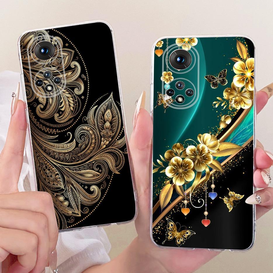 Чехол для Honor 50 Pro RNA-AN00 Милый Лев Модный Расписной Чехол Мягкий Силиконовый Чехол для Телефона Для Honor 50 Honor50 Pro Задняя Крышка Сумки