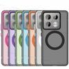 Чехол для Xiaomi 14T Pro с поддержкой Magsafe и беспроводной зарядки Для Xiaomi 14T 14T Pro 5G Матовый TPU Защитный бампер на заднюю панель телефона Для Xiaomi 14T Pro