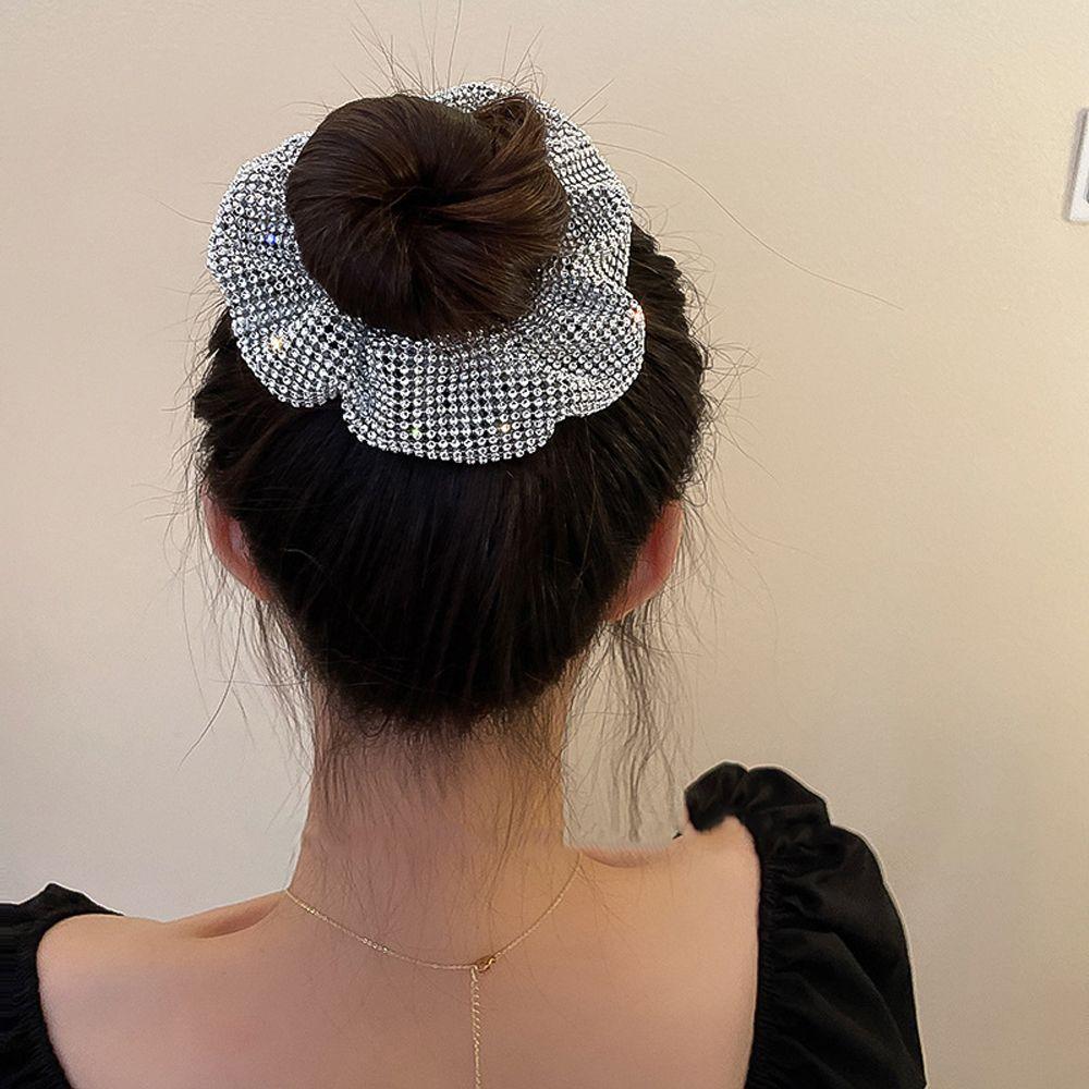 Crystal Women Ponytail Holder Hair Ties Women Hair Bands Hair Ropes Korean Style Scrunchies