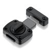 Black Door Lock Latch Rotate Bolt Gate Latches Portable Thickening Latch  Worker