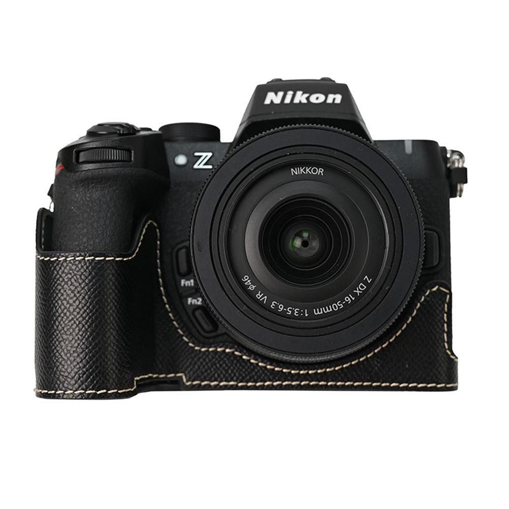 Z50II Камера PU Кожаный Получехол Для Nikon Z50II Отсек для батареи Магнитная крышка