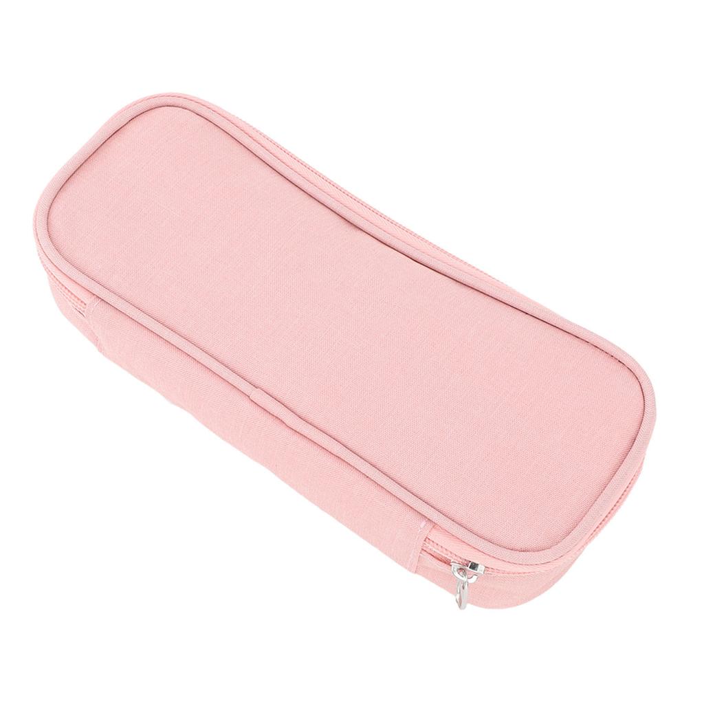 Big Capacity Pencil Case Pouch Pen Case Simple Stationery Bag with Mesh Pocket for Teens Adults Student School College