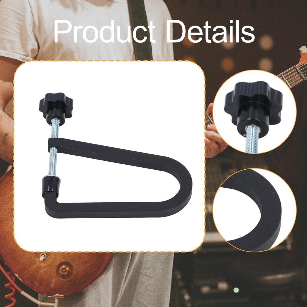 Guitar Bridge Clamp Multifunctional Easy Installation Clip Tools Wear Resistant Bass
