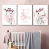 Baby Room Decoration Kids Name Personalized Girl Bedroom Poster Bebe Fille Toile Murale Affiche Tableau Cuadros Decorativos