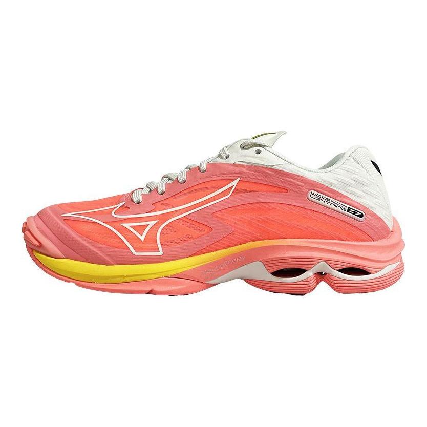 Mizuno Дышащие Прочные Низкие Тренировочные Кроссовки Унисекс Красный Желтый V1GC220006