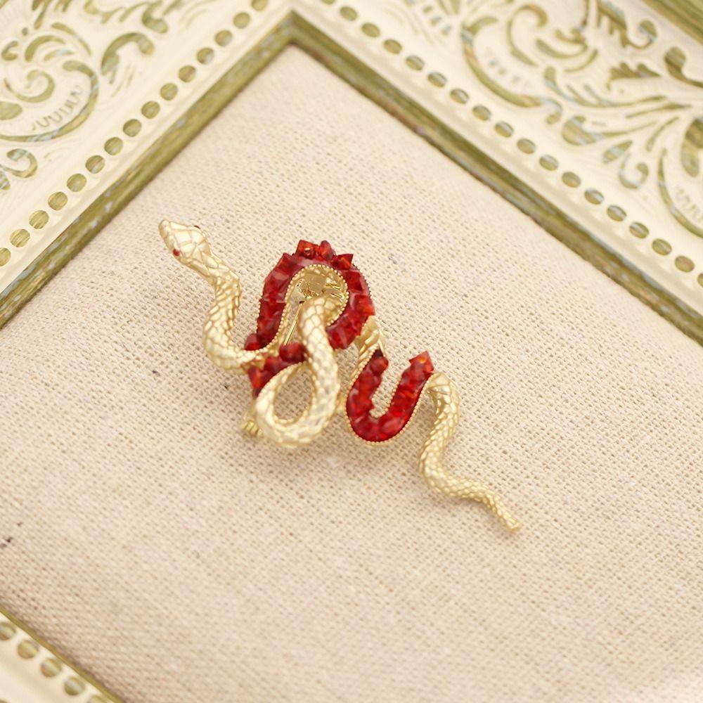 Минималистская брошь в виде змеи со знаком зодиака, сверкающая брошь в виде змеи, ювелирные изделия, подарки