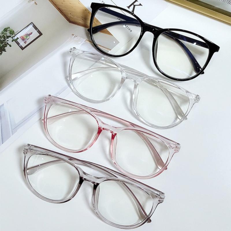 Anti Blue Light Plano Computer Glasses Round Frame for Women and Men Eyewear Blocking Optical Spectacle Eyeglasses