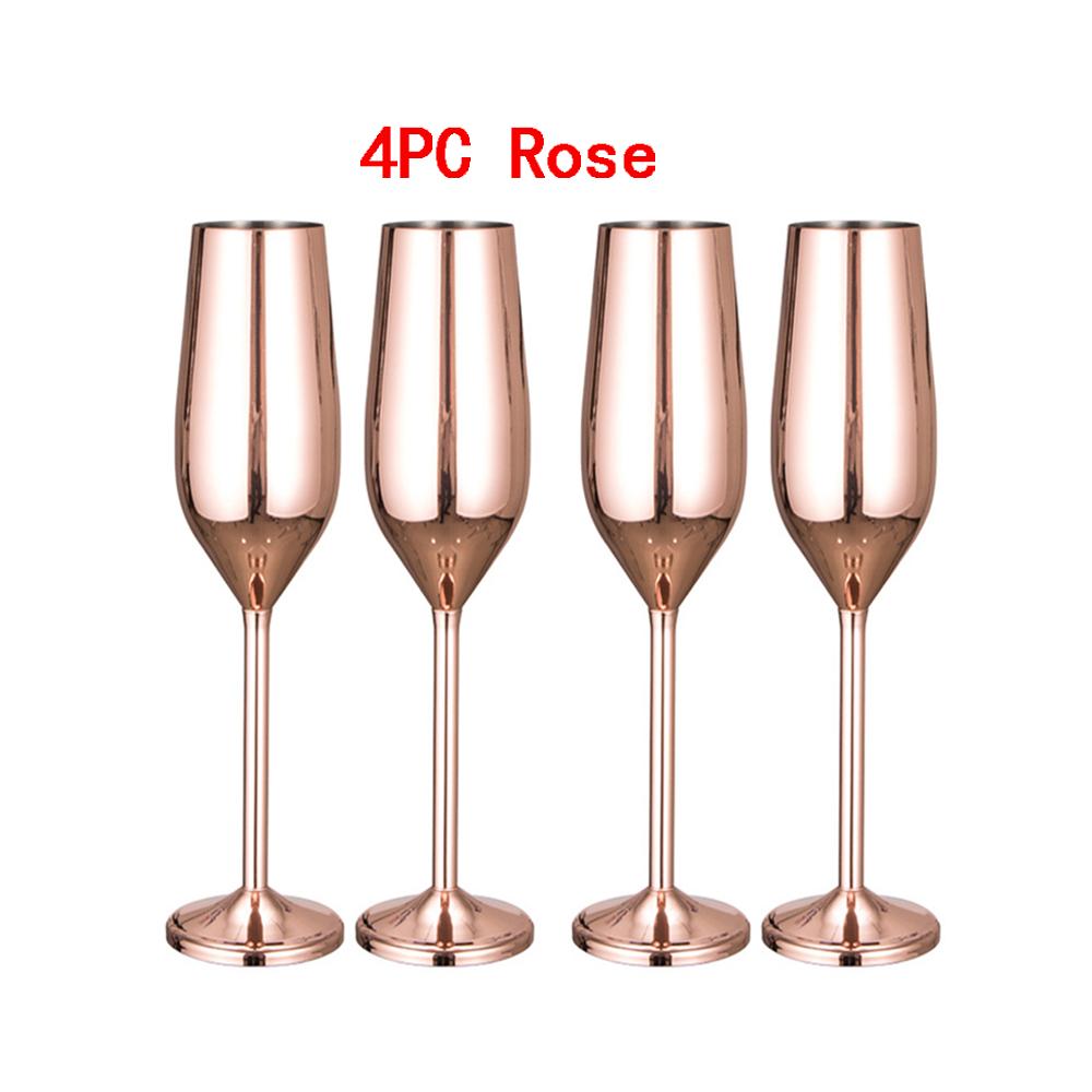 2/4 PC 304 нержавеющая сталь бокалы для вина флейта шампанское бокал креативный коктейльный бокал для вечеринки барная посуда кухонные принадлежности ресторан