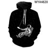 3D Printed Sweatshirt Astronaut Starry Sky Men Women Children Hoodies Fashion Pullover Long Sleeve Boy Girl Kids Streetwear Tops