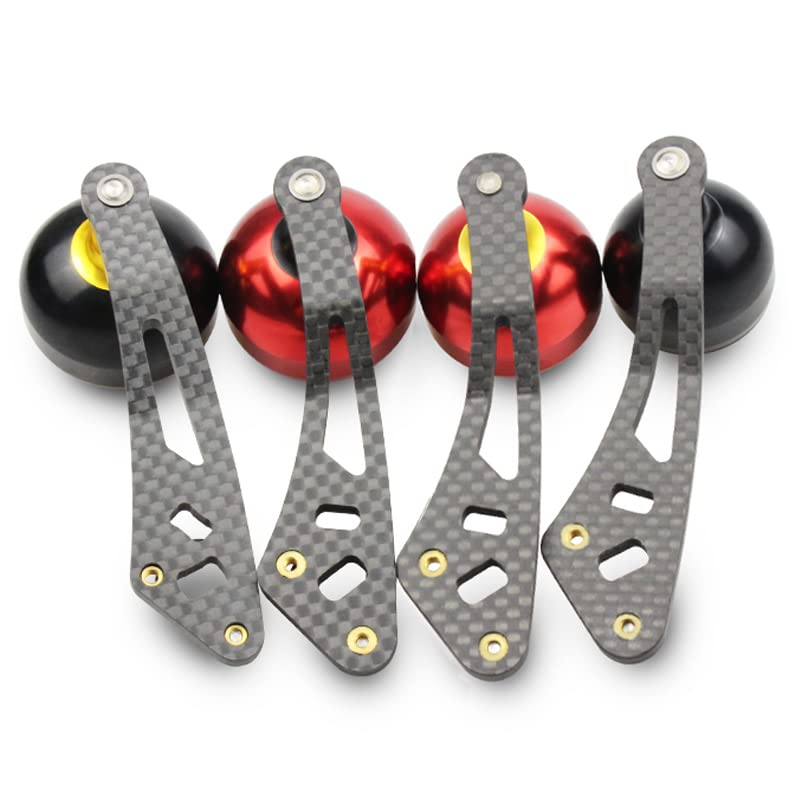 VISPREA Reel Parts Baitcasting Reel Aluminum 109mm Handle Abu Custom Replacement YU239 Reel/Drum Handle, Alloy, Knob, Shimano, Daiwa, Garcia, Parts,