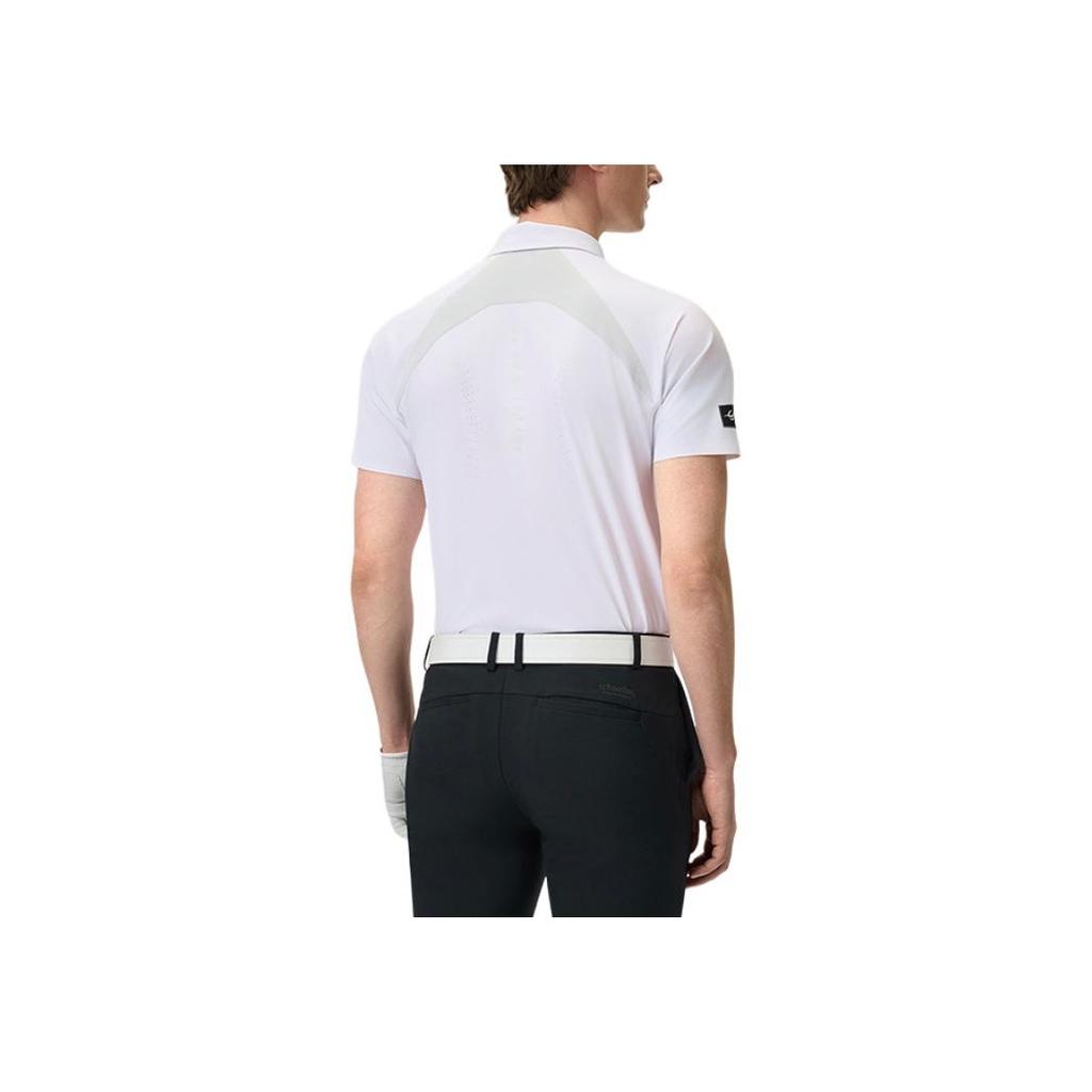 Новая серия FILA Golf SS25 Мужское поло Белый A11M525146F-WT