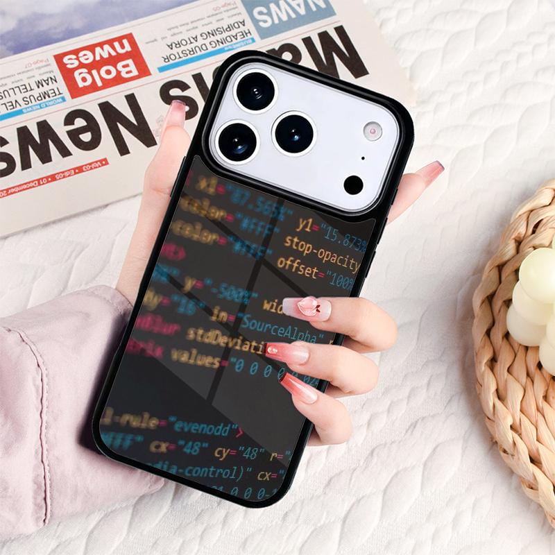 The Code design programmer Phone Case For IPhone 17 16e 15 14 13 12 11 Pro Max Air Mini Soft Protective Cover