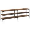 TV Stand Reclaimed Wood 160 x 30 x 50 cm Engineered Wood and Iron