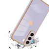 Case for Samsung Galaxy S22, Electro heart, purple
