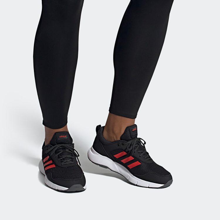adidas Fluidcloud Нейтральные спортивные кроссовки Черный/Красный FU6933