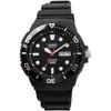 Casio Standard MRW-230H-1E1V Men's Quartz Watch Black Black Bezel 200m Water Resistant