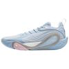 Li Ning Wade DLO 1 Синтетическая кожа Дышащие Упругие Низкие Баскетбольные кроссовки Мужские Ледниковый синий ABPV009-9