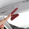 1 шт. Держатель для солнцезащитных очков для автомобиля, Зажим для солнцезащитных очков на козырек, PU Чехол для очков, Крепление, Зажим для визиток, Аксессуары для интерьера автомобиля