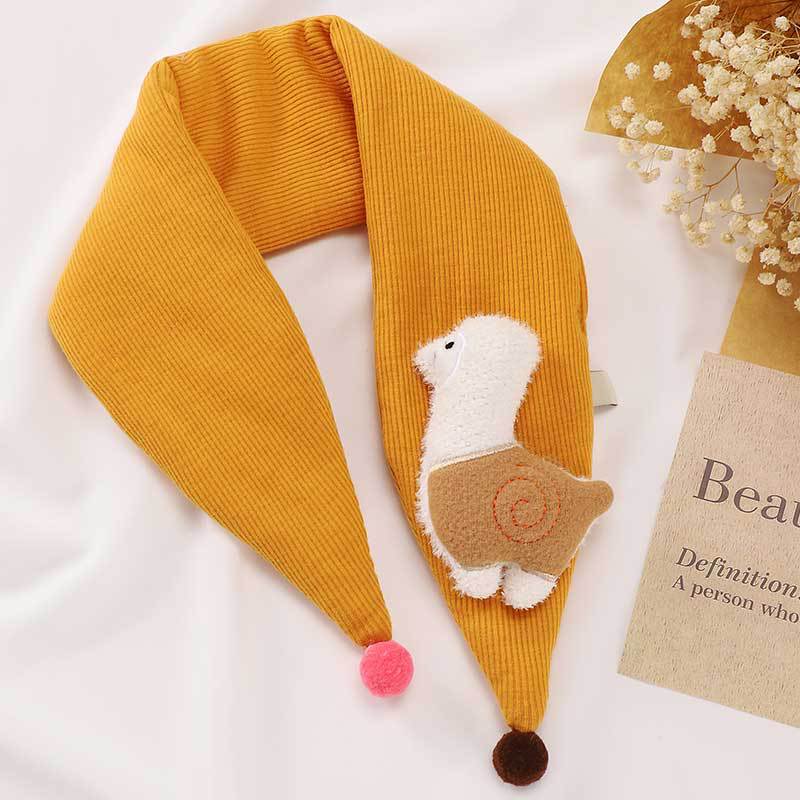 New Children'S Fashionable Scarf For Girls To Keep Warm And Versatile For Babies. Plush And Thickened Warm Scarf For Kids