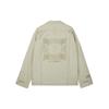Li Ning X Palace Museum Collaboration Повседневная спортивная куртка с длинным рукавом Куртка унисекс Серо-зеленая AJDQ403-5
