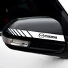 Car Badge Rearview Mirror Decoration Decals Stickers Auto Accessories For Mazda MS MPS 6 CX-3 CX-5 CX-8 Atenza Axela 2 3 5 Demio