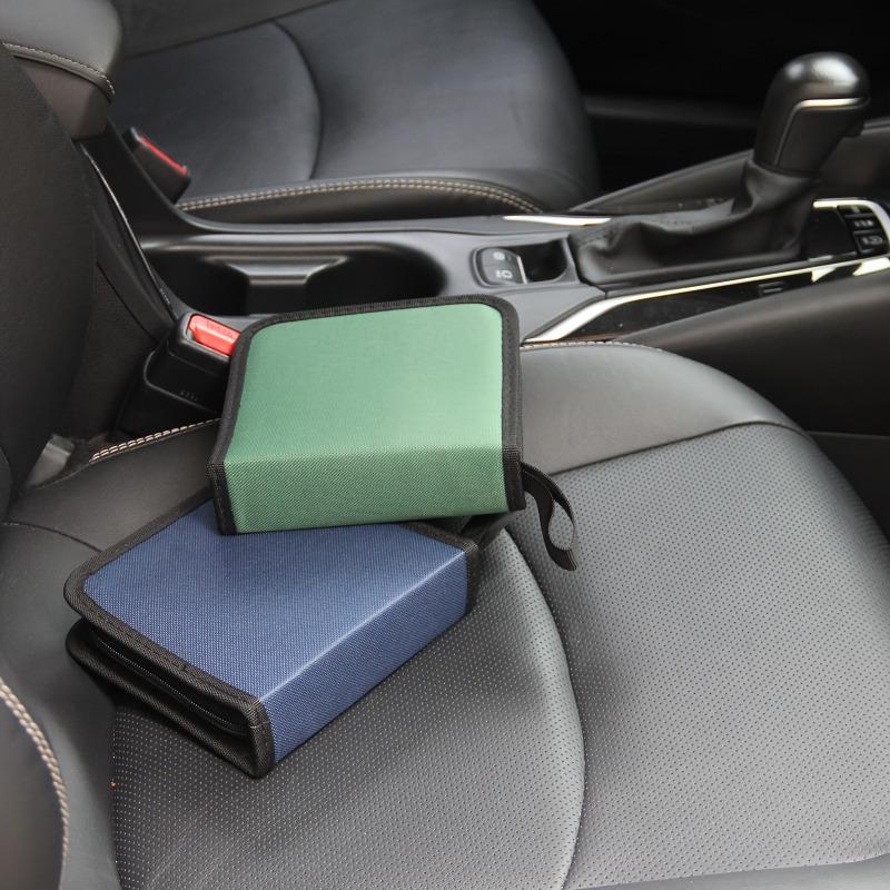 One Pack Contains 40 Tablets CD/DVD Case Holder: Portable Wallet Disc Storage Binder for Car, Home & Travel - Keep Your Discs