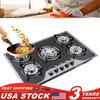 Эффективная 5-конфорочная газовая плита, горелки из алюминиевого сплава, съемная подставка для посуды, установка, энергосбережение для одновременного приготовления нескольких блюд