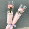 20 Pieces Waterproof Single Flower Wrapping Bags Transparent Bouquet Packaging Bag  Valentine's Day