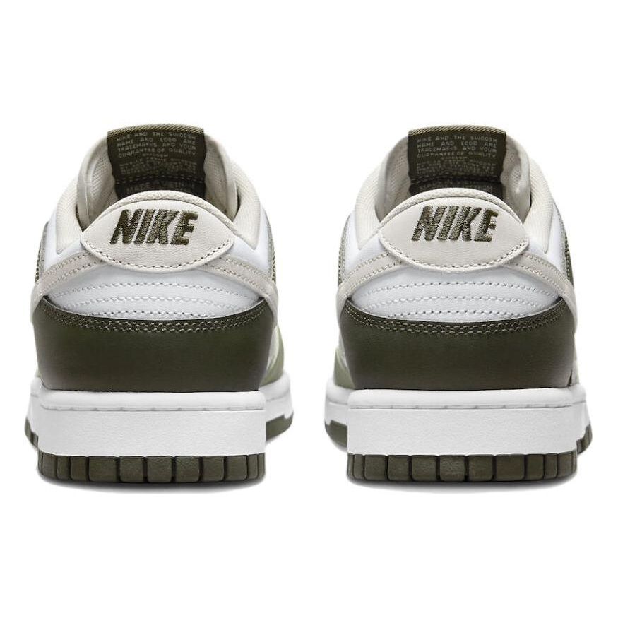 Nike Dunk Low Oil Green Мужские кроссовки Белый Light-Bone Cargo-Хаки FN6882-100